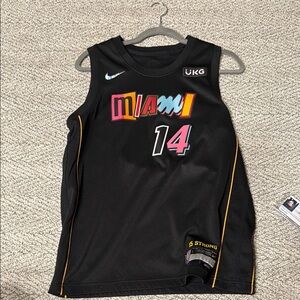Nike Kids Black Miami Basketball Jersey Tyler hero